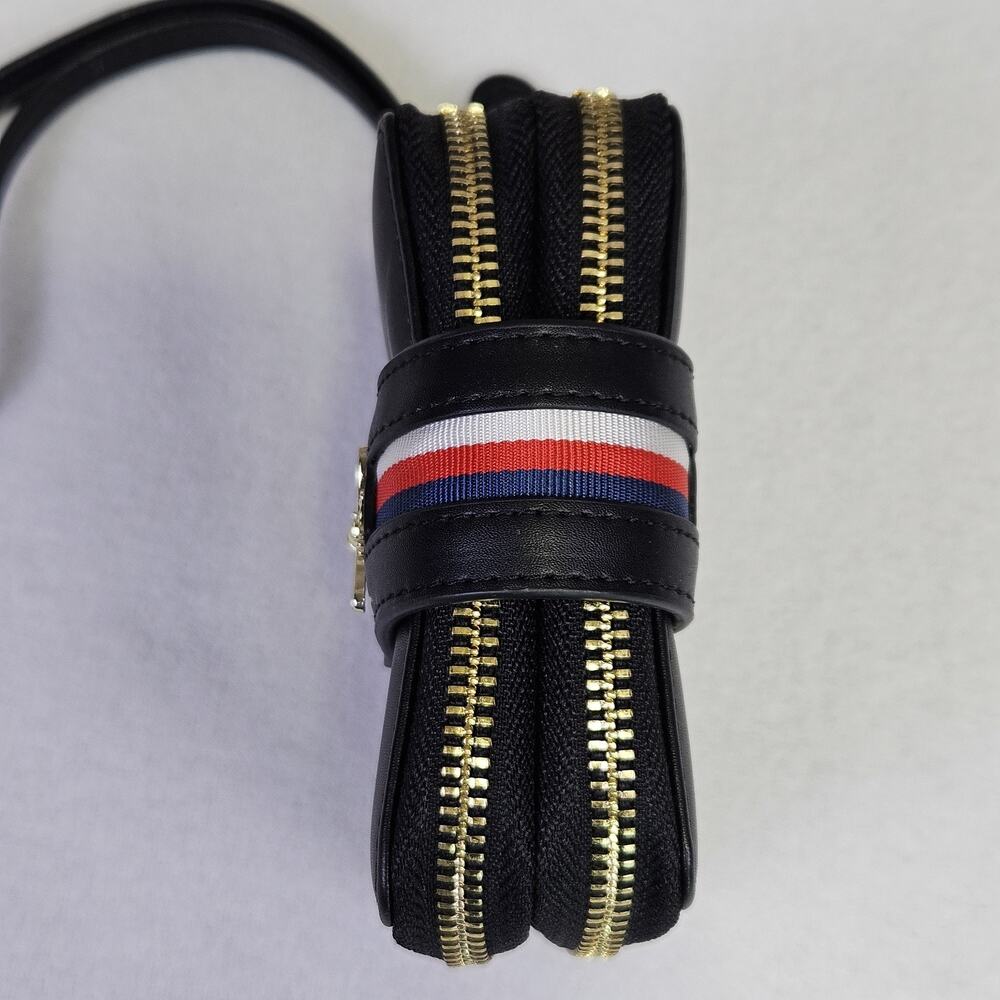 Women Bee Wallet Black Pomelo Best Gold Zip Around Wrist Strap Faux Leather RFID - Picture 8 of 16